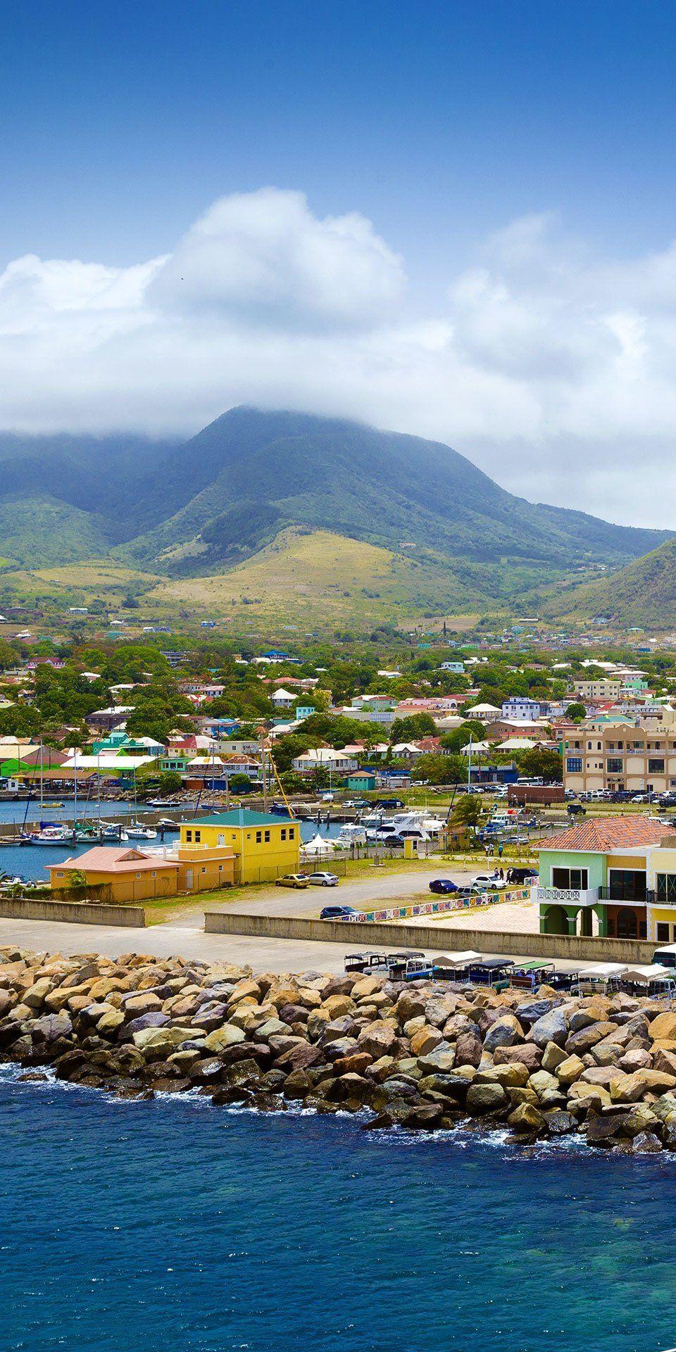 960x1920 Basseterre, St. Kitts & Nevis. The Strip on the South Frigate Bay