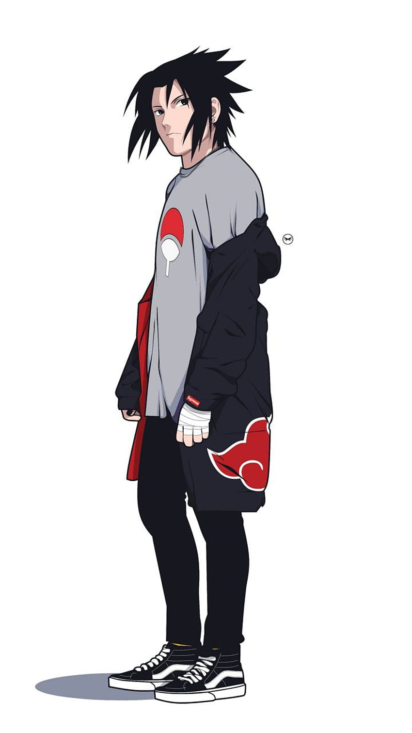 850x1511 Hypebeast Sasuke Anime