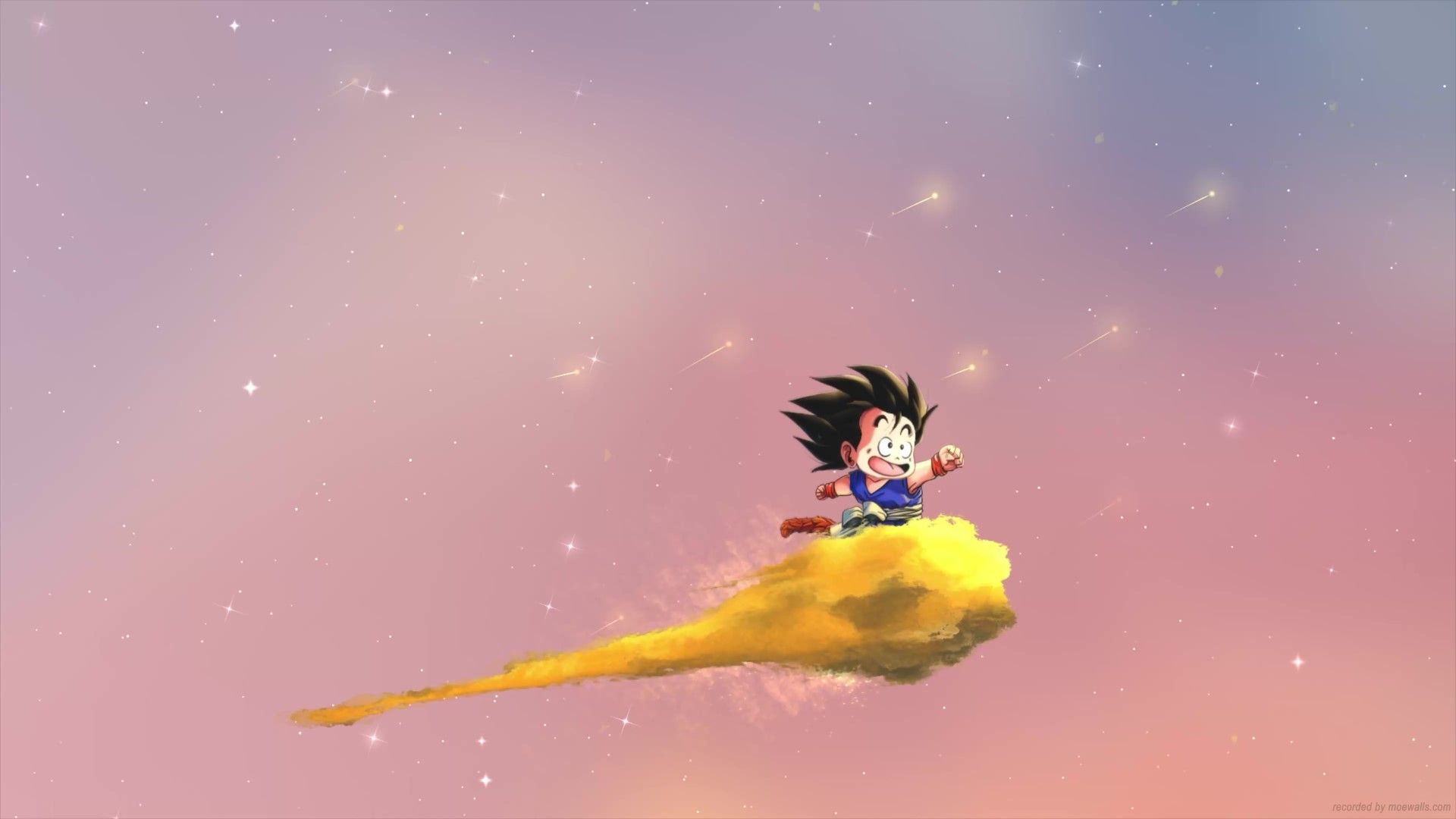 1920x1080 Kid Goku The Flying Nimbus Dragon Ball Z Live Wallpaper