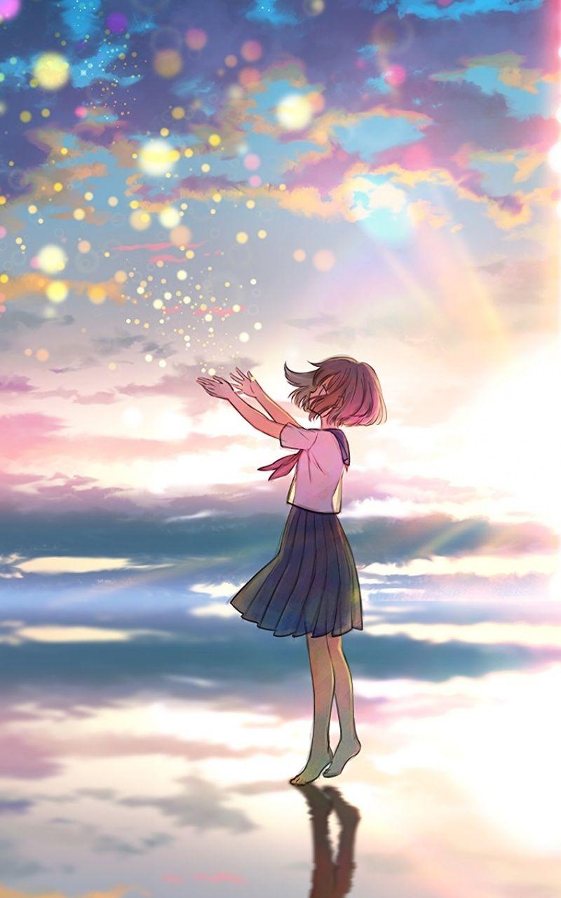 800x1280 Download 800x1280 wallpaper outdoor, colorful, sky, sunset