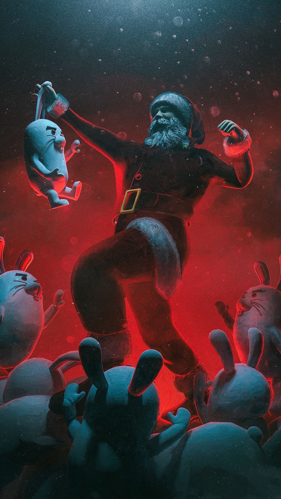 1080x1919 Wallpaper Christmas, Santa Claus, Easter vs Christmas, Mike Winkelmann, Christmas Music, Background Free Image