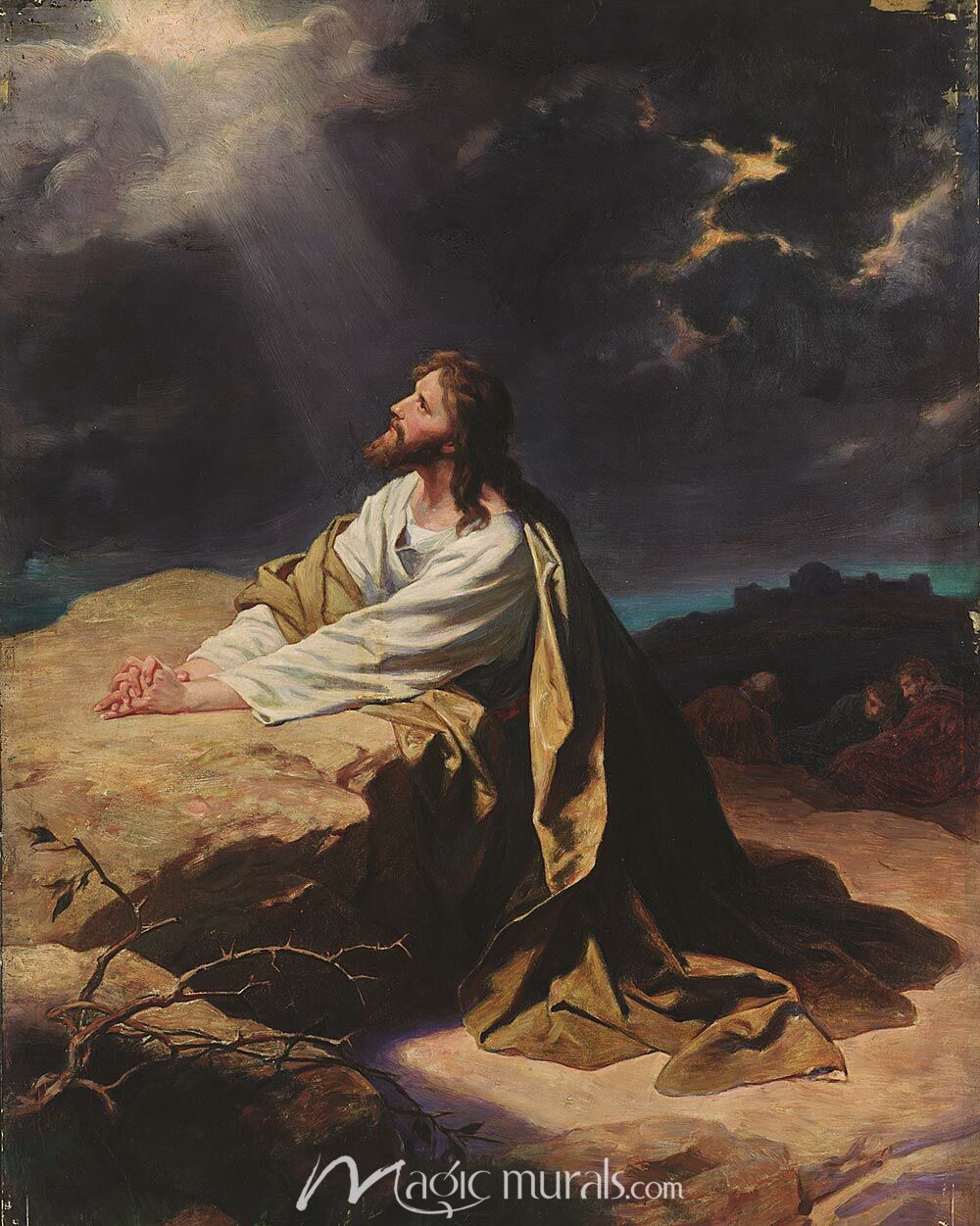 1000x1251 Jesus in Gethsemane