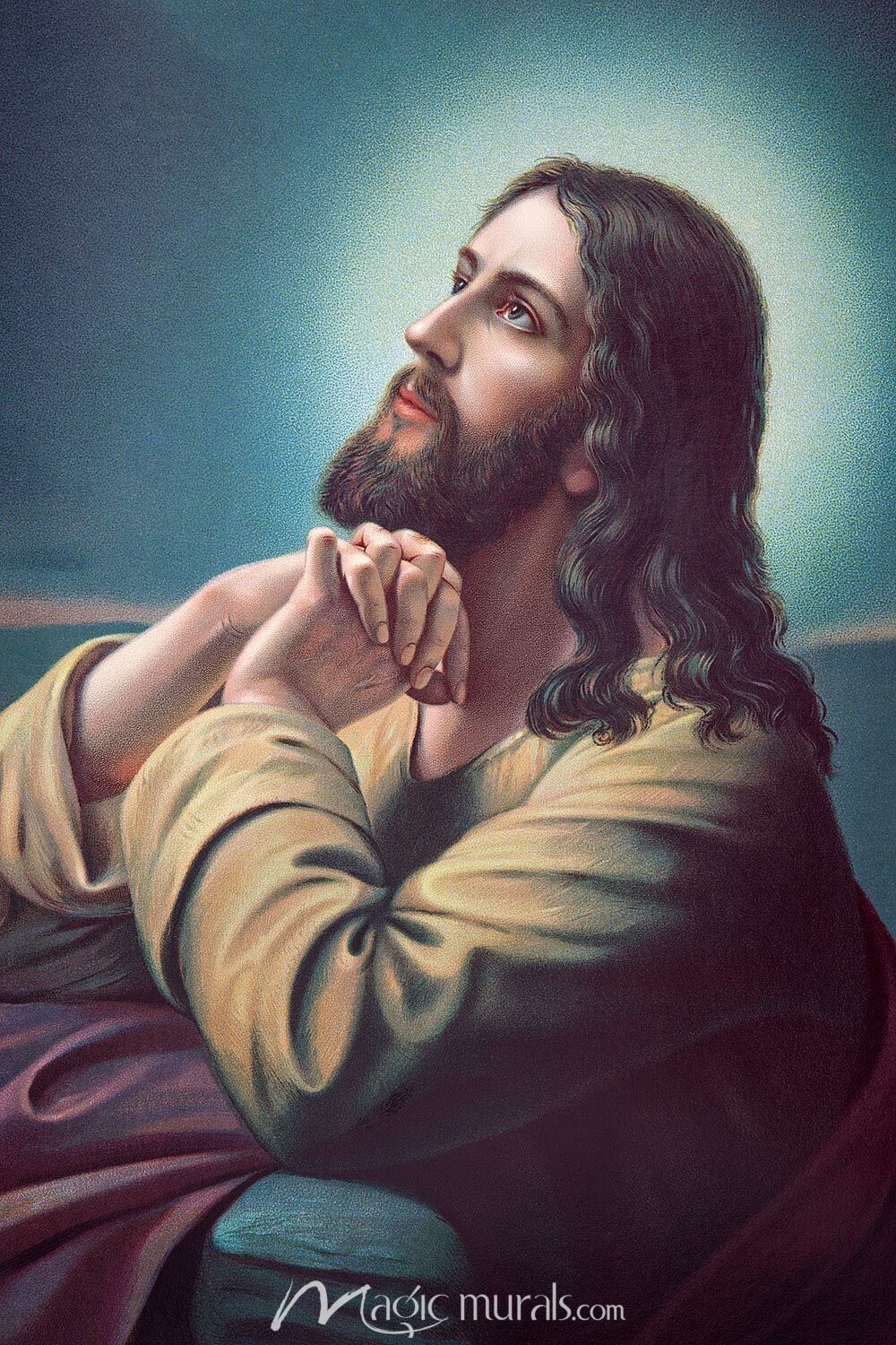 1000x1500 Jesus in Gethsemane Divine