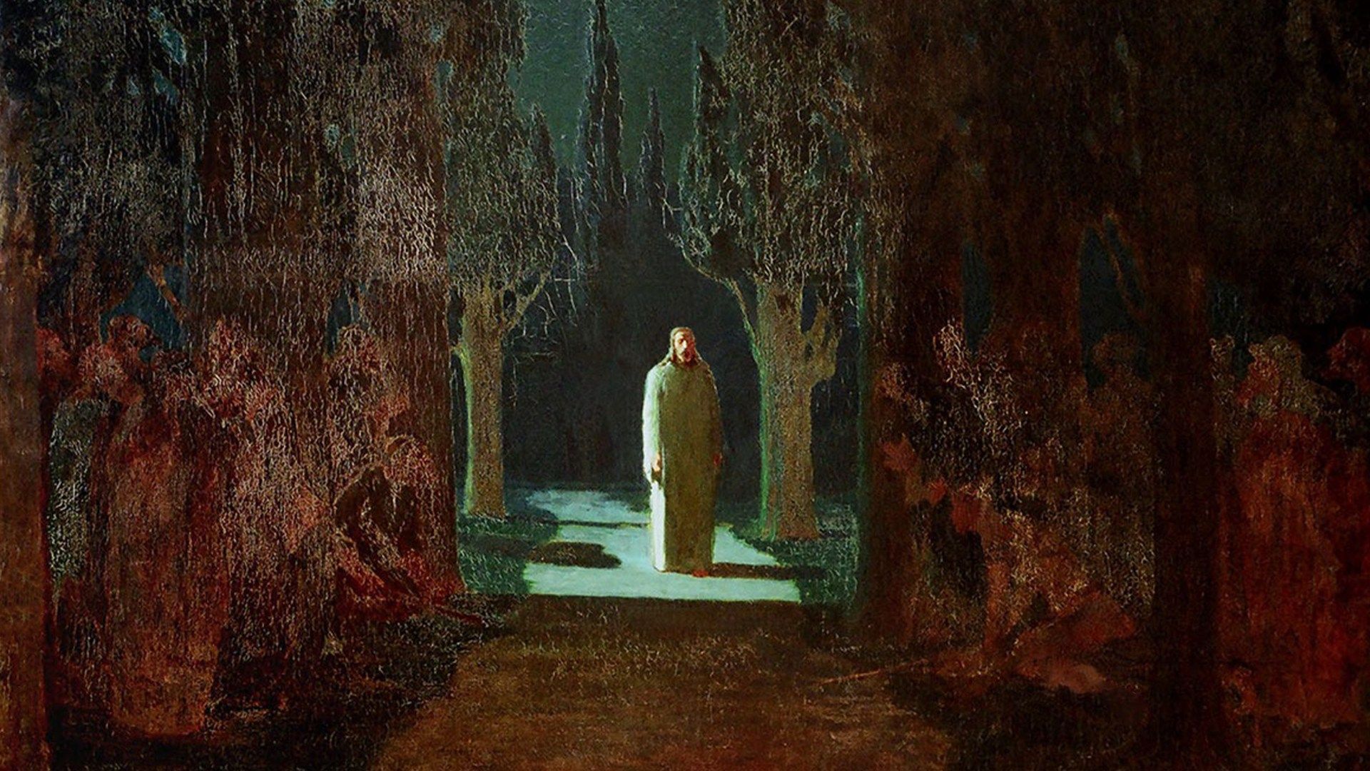 1920x1080 Praying in the Shadow of Gethsemane