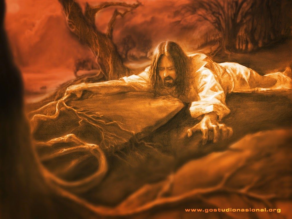 1024x768 Art Now and Then: Art and Jesus-Gethsemane
