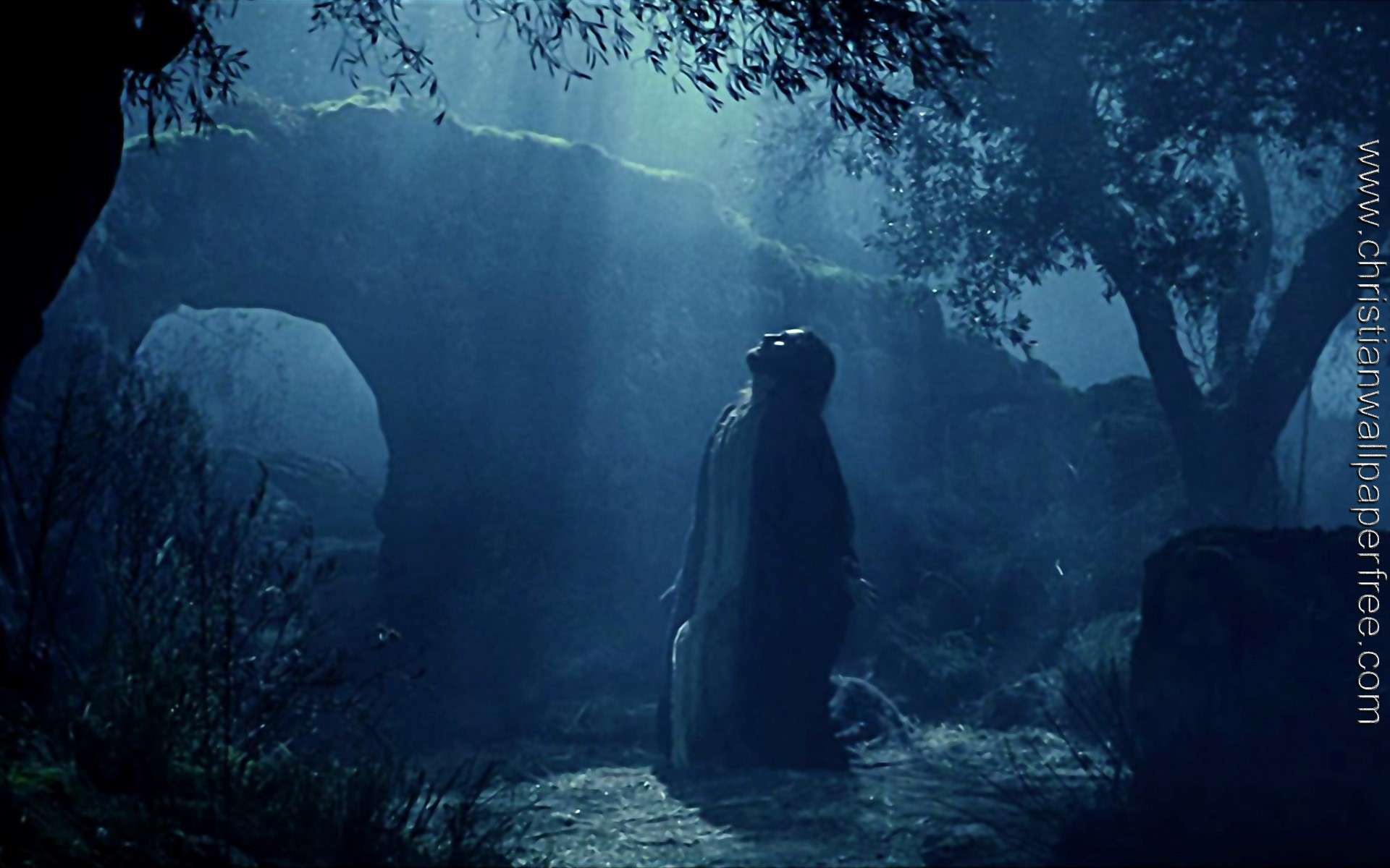 1920x1200 The Passion of the Christ Jesus Prays in Gethsemane 01