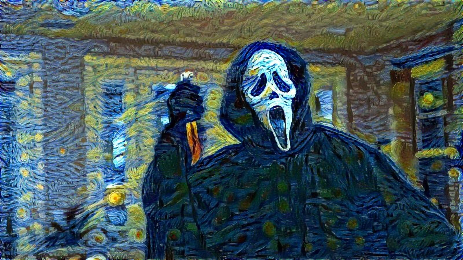 1600x900 What if Van Gogh Painted Horror Icon? Wallpaper Wednesday