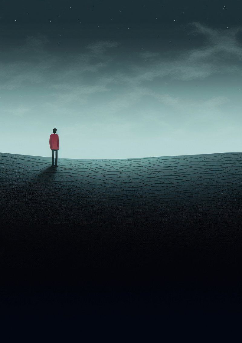 800x1132 Night Sad Image Wallpaper