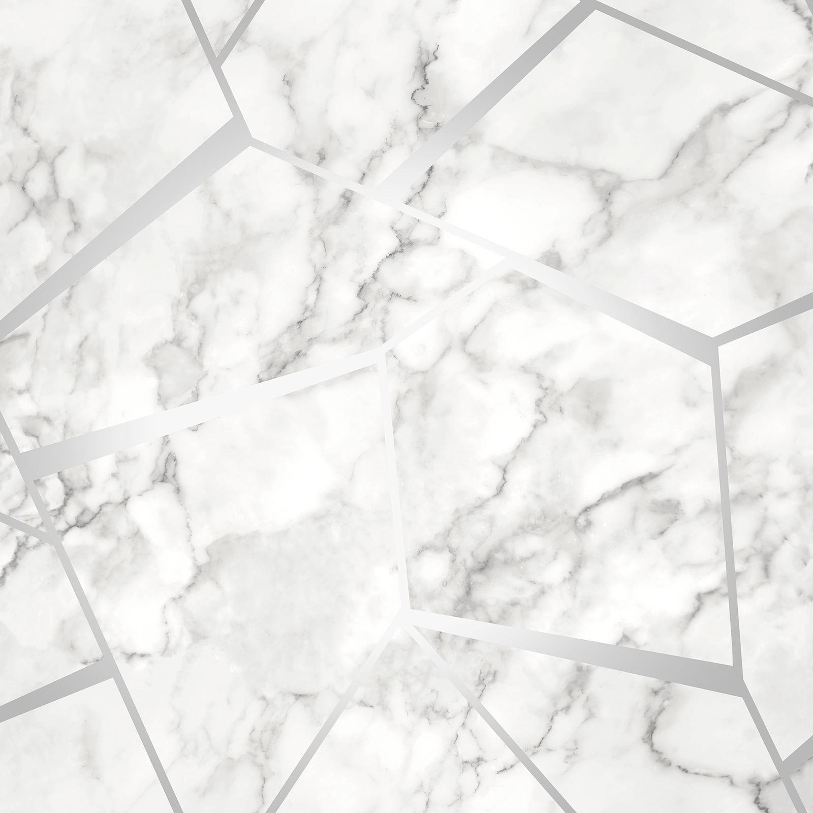 1600x1600 Black And White Marble Wallpaper