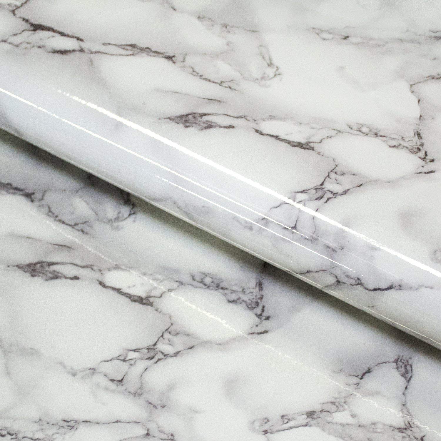1500x1500 Adhesive Craft Marble Vinyl Paper Roll Granite Gray