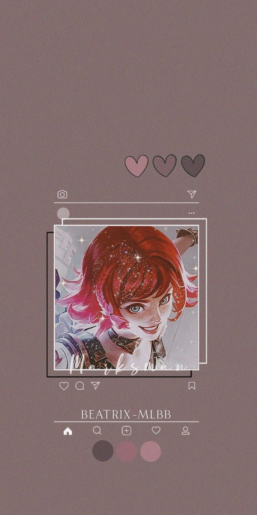 850x1700 Mlbb beatrix HD wallpaper