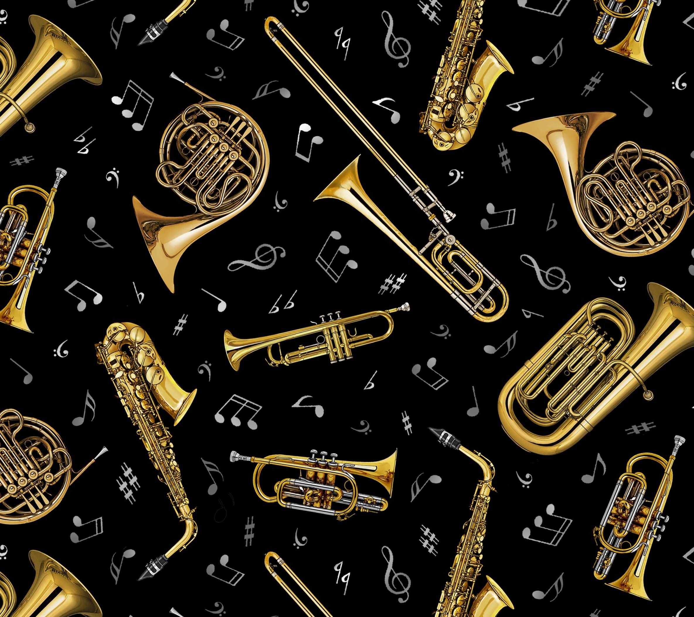 2368x2106 Brass Instruments Wallpaper