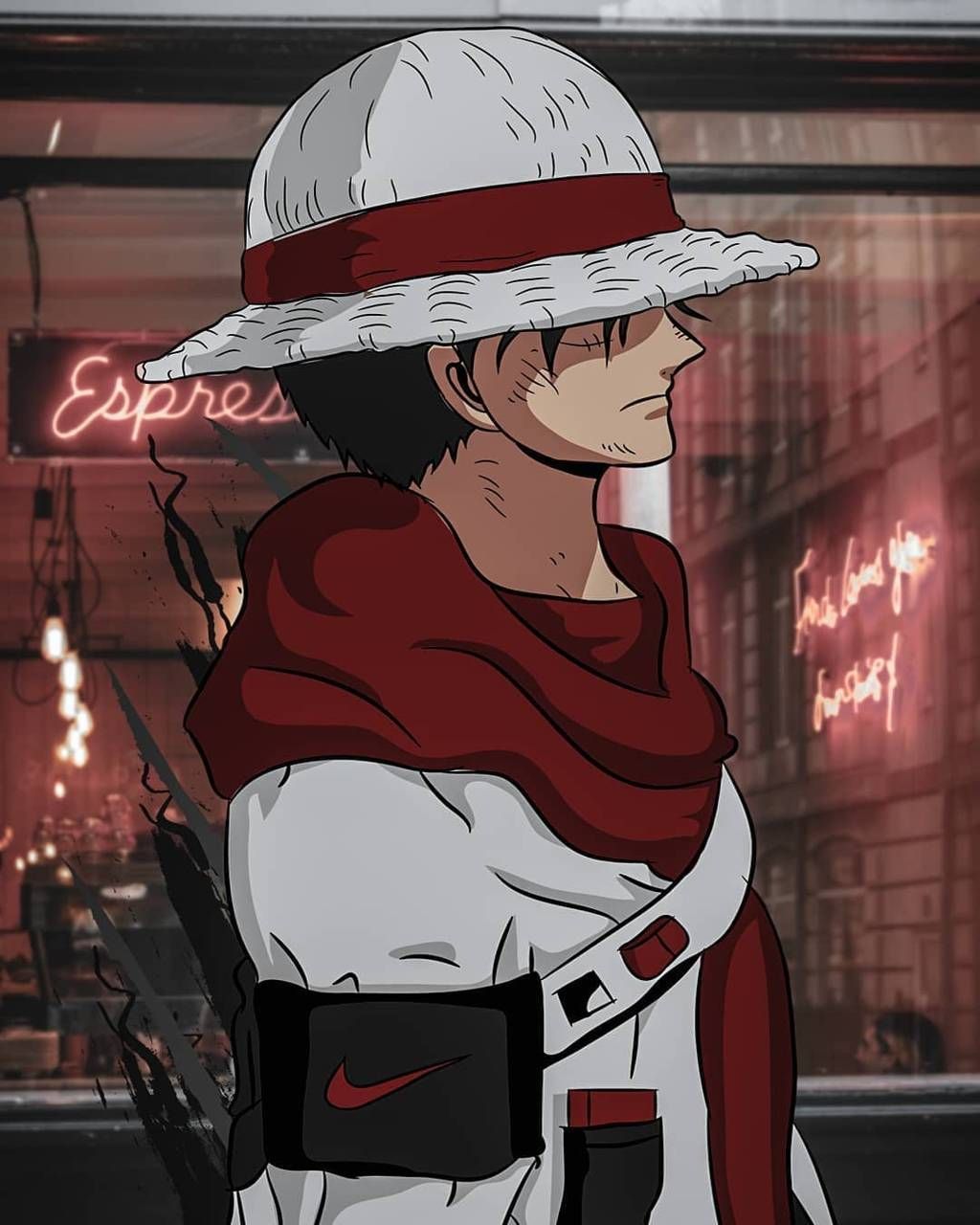 1024x1280 Drippy Luffy Wallpaper