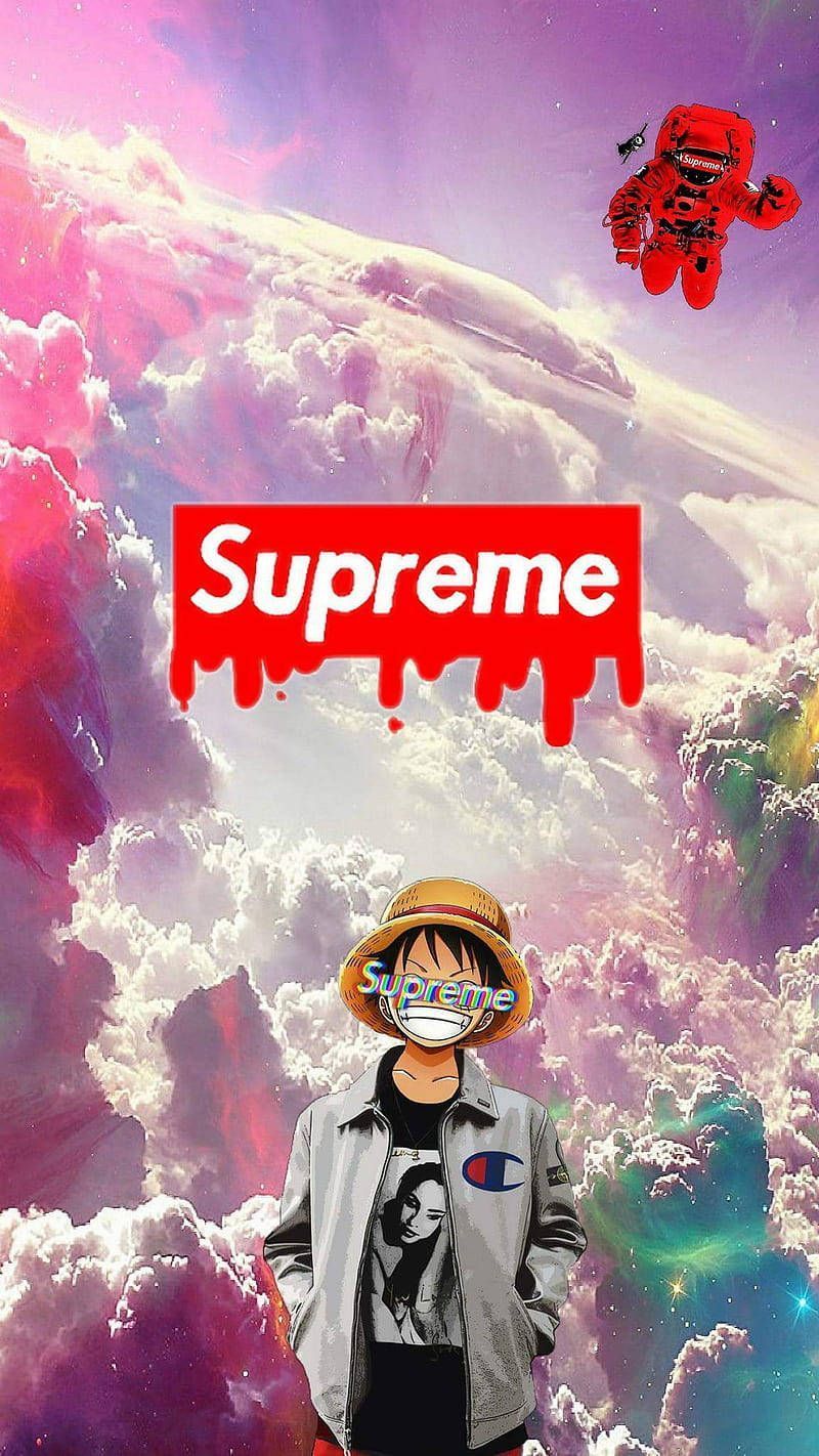 800x1422 Download Superhero Supreme Luffy One Piece Wallpaper