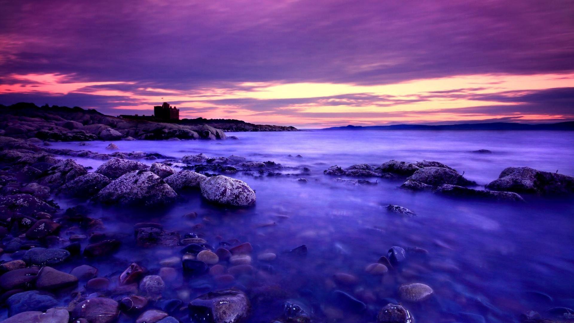 Beach Sunset Purple Wallpapers - Top Free Beach Sunset Purple