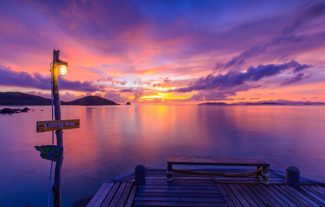 1332x850 Wallpaper sea, beach, summer, the sky, sunset, pierce, summer