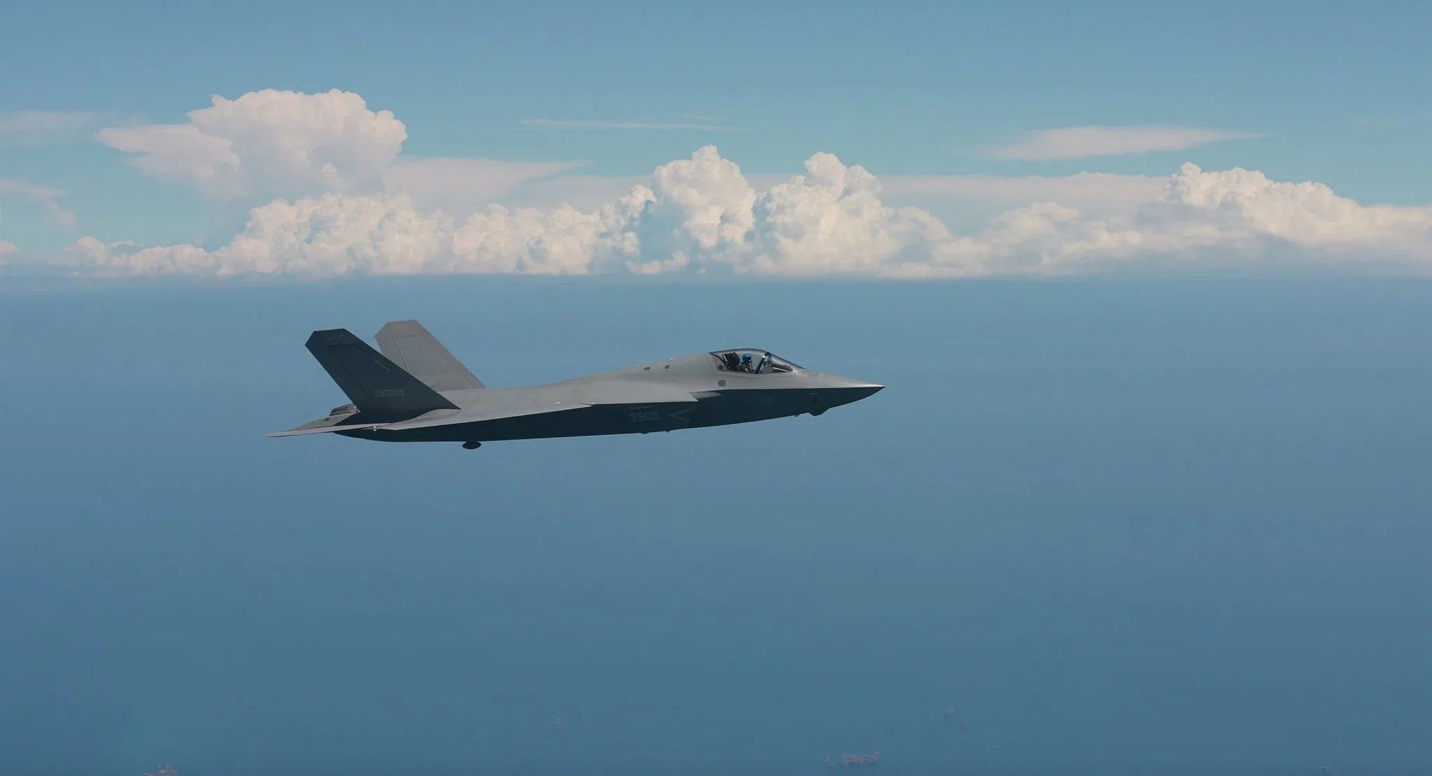 2048x1110 Details Emerge On The Stealth Capabilities Of China's New Fifth Generation J 35 Fighter For The Navy And Air Force