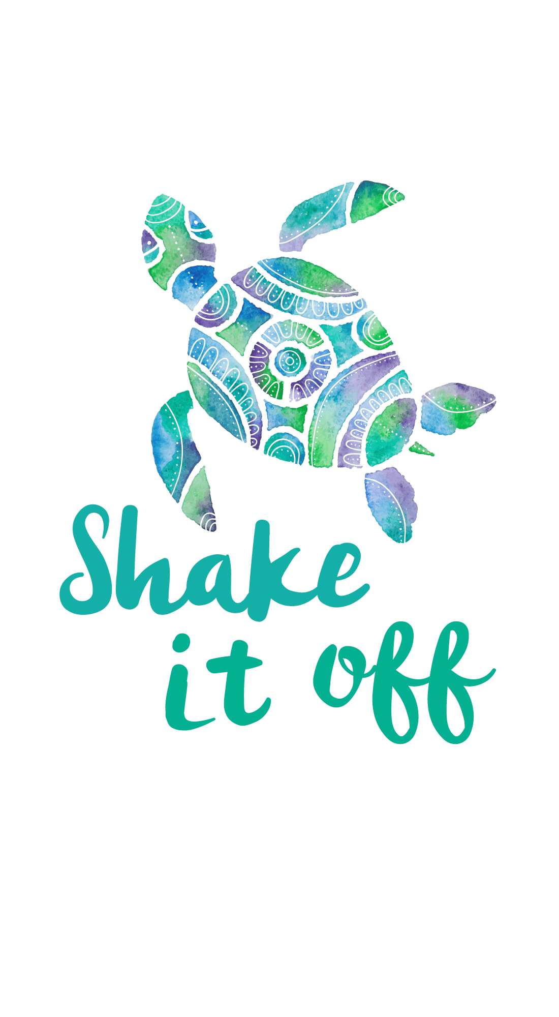 1100x2000 ShakeItOff. #Casetify #iPhone #Art #Design #Quote #Turtle #Animal. Shake it off, Cute wallpaper, Turtle wallpaper