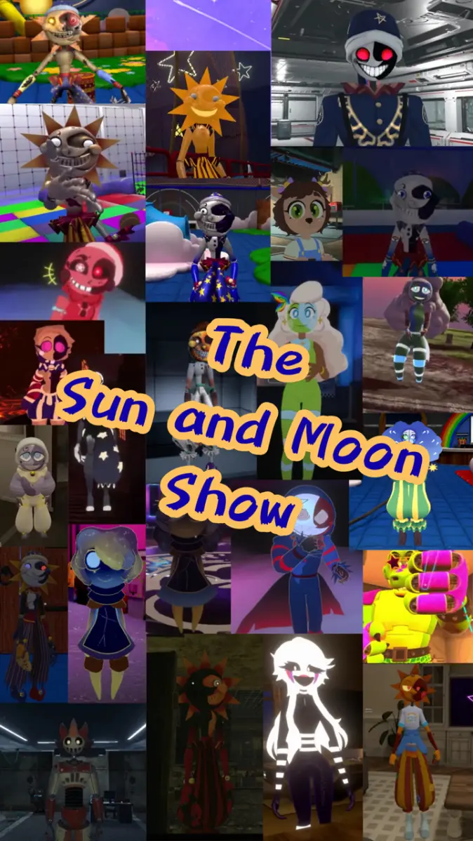 674x1198 The Sun And Moon Show Wallpaper