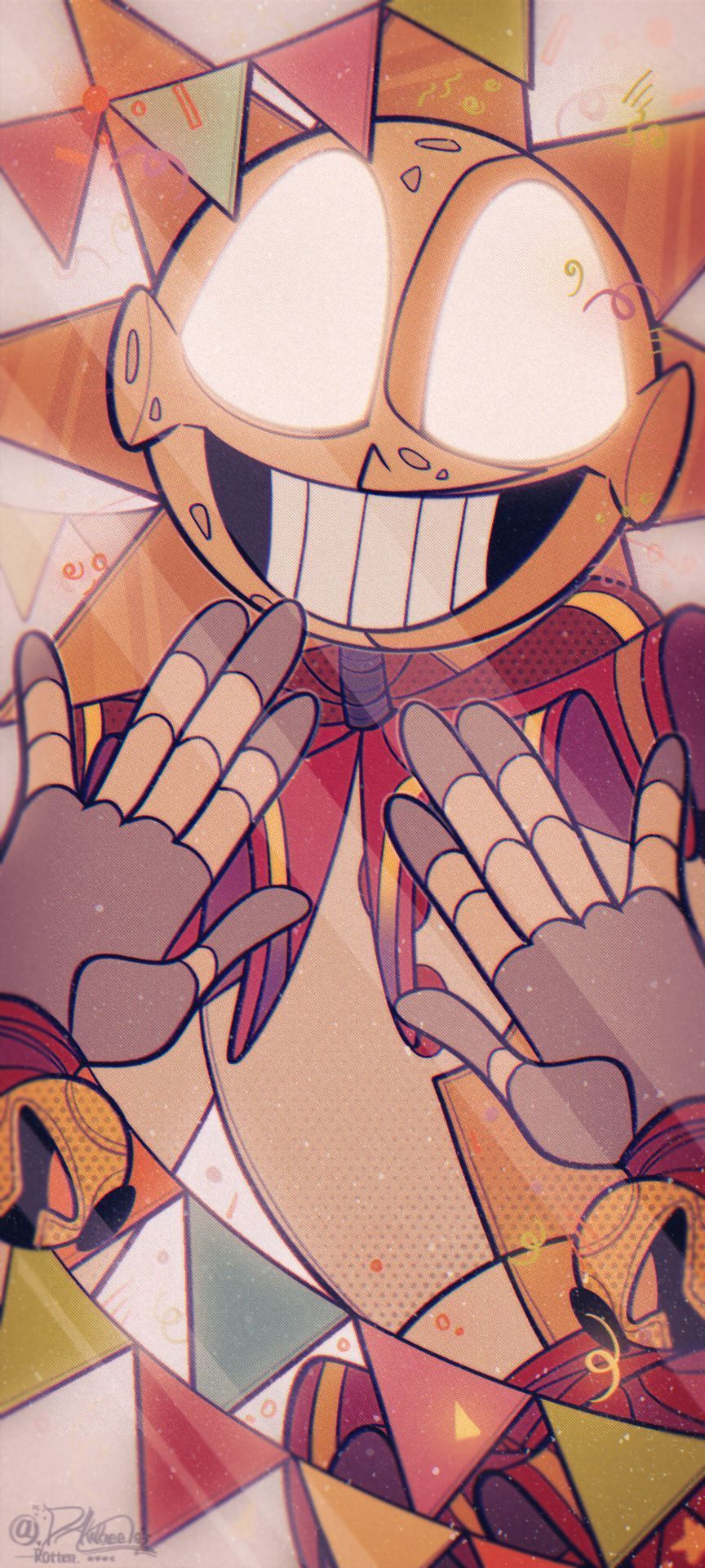 864x1920 Sun and Moon Show Fanart!