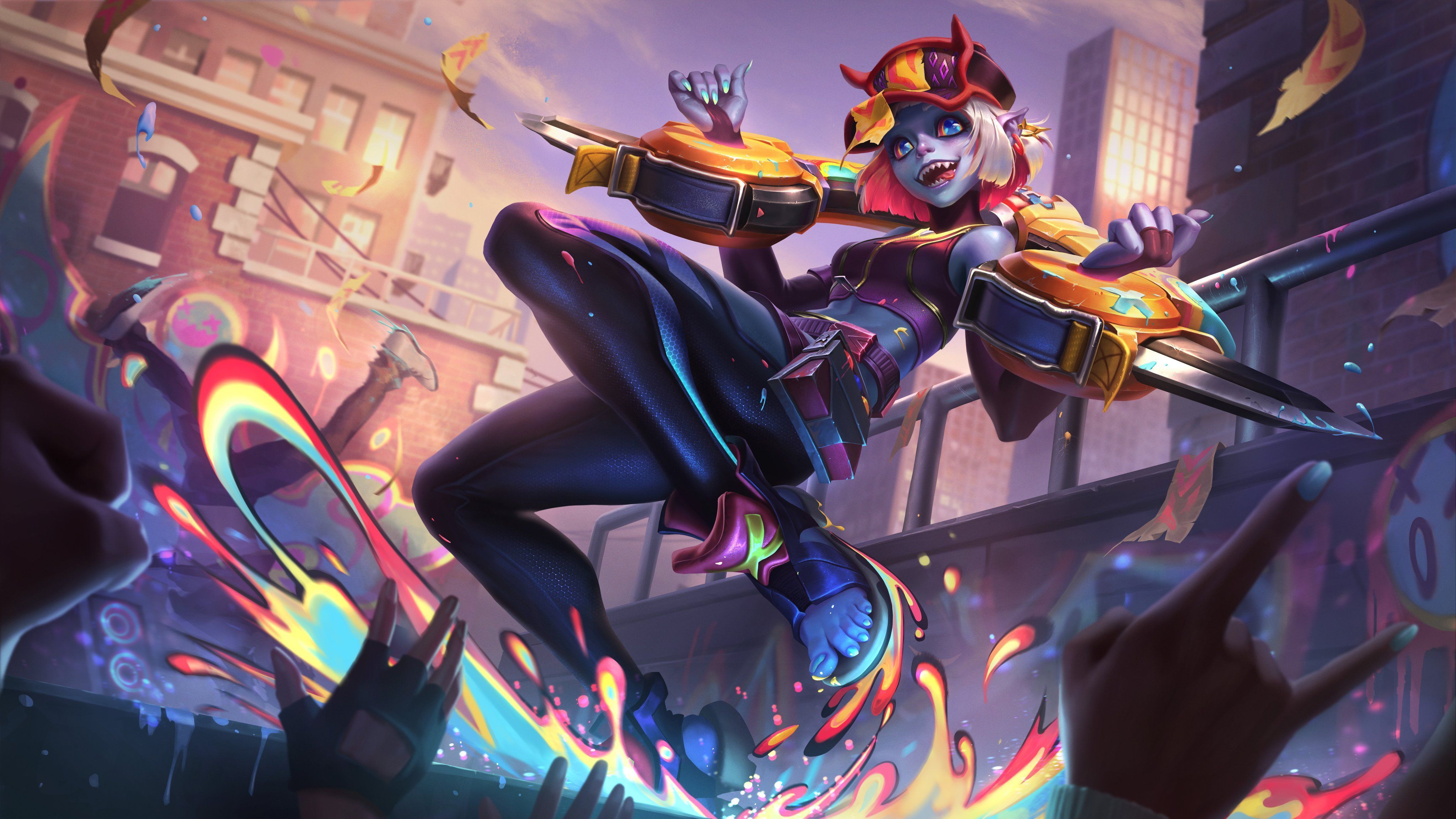 4096x2304 Briar Unleashed: Stunning 4K League of Legends Ultra HD Wallpaper