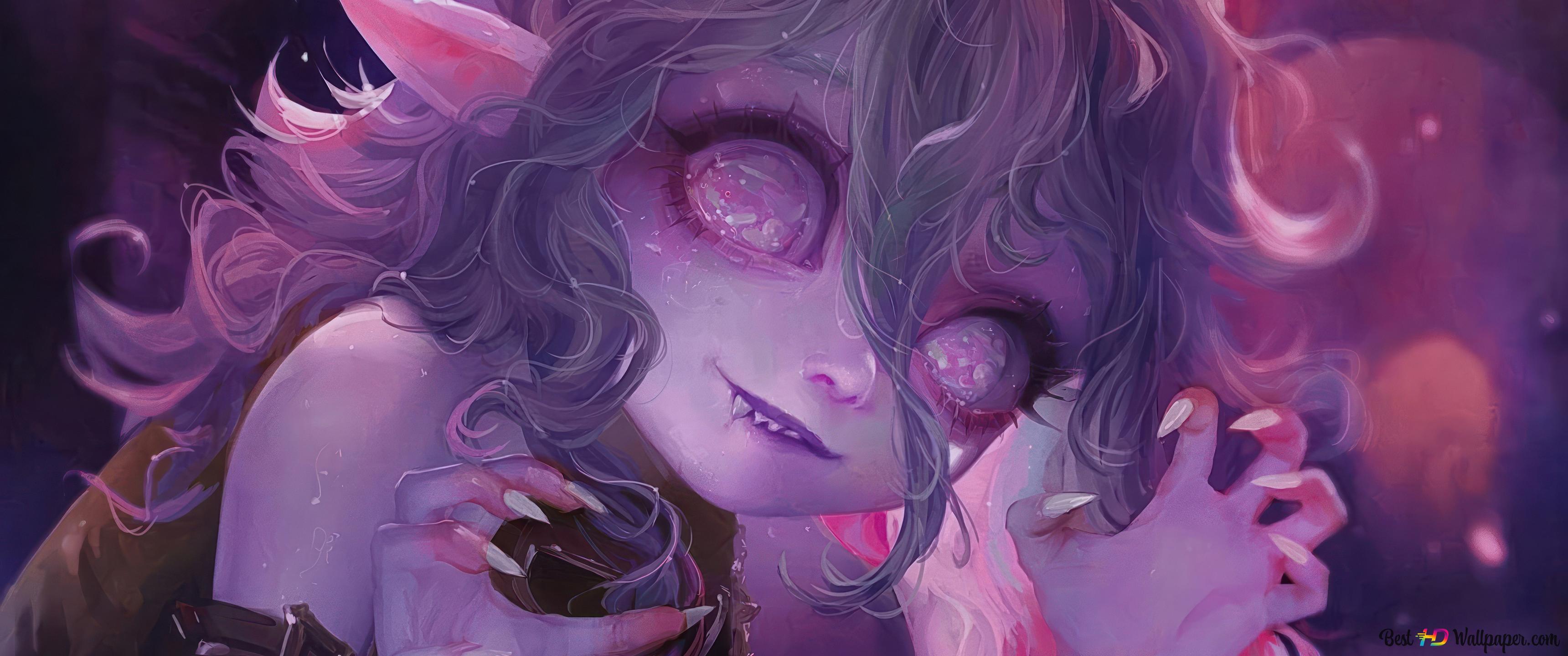 3440x1440 Cute Vampire 'Briar' of Legends (LOL) 4K wallpaper download