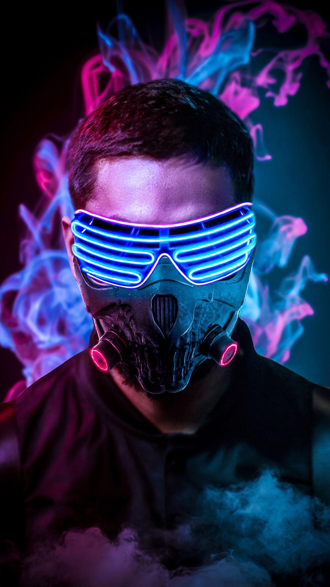 1080x1920 Mặt nạ Neon Guy