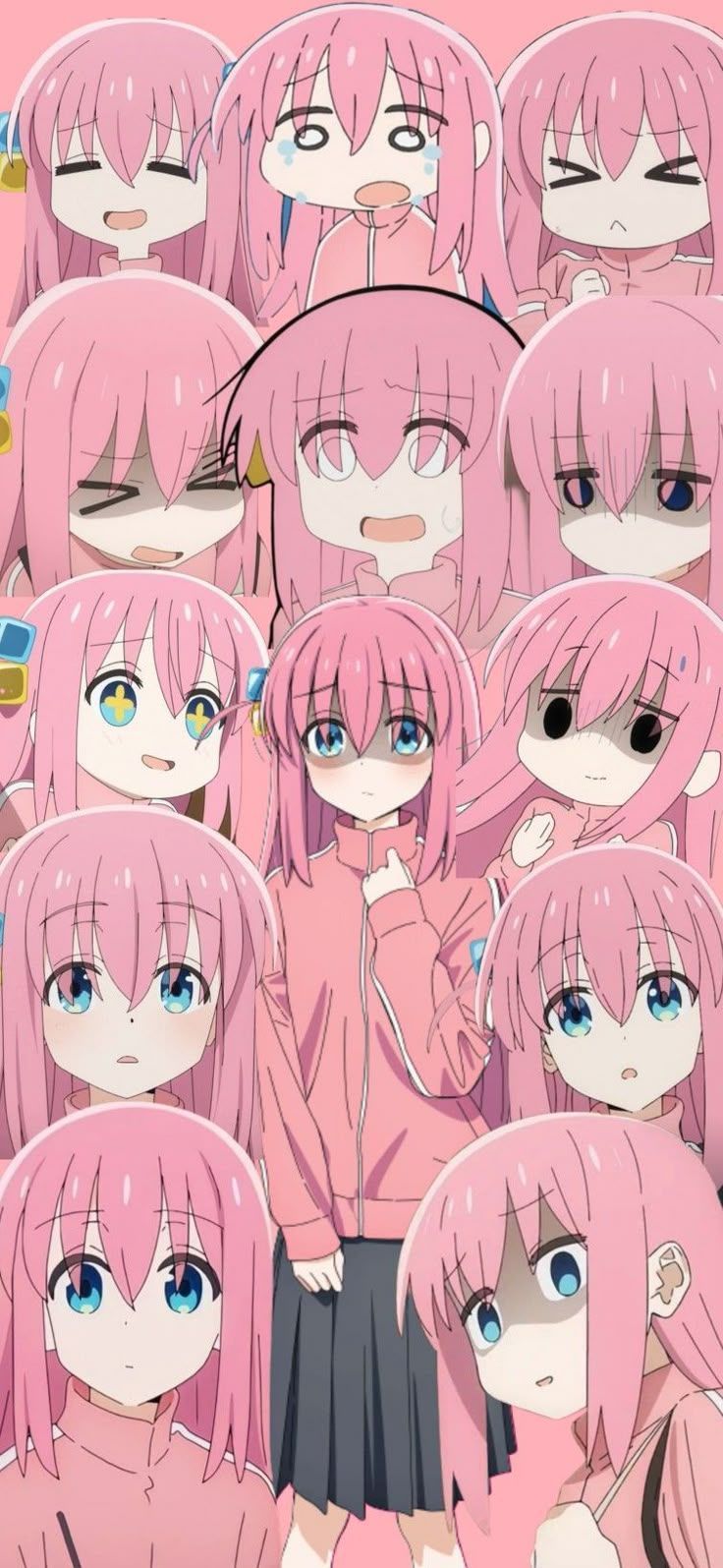 736x1595 Gotou hitori wallpaper