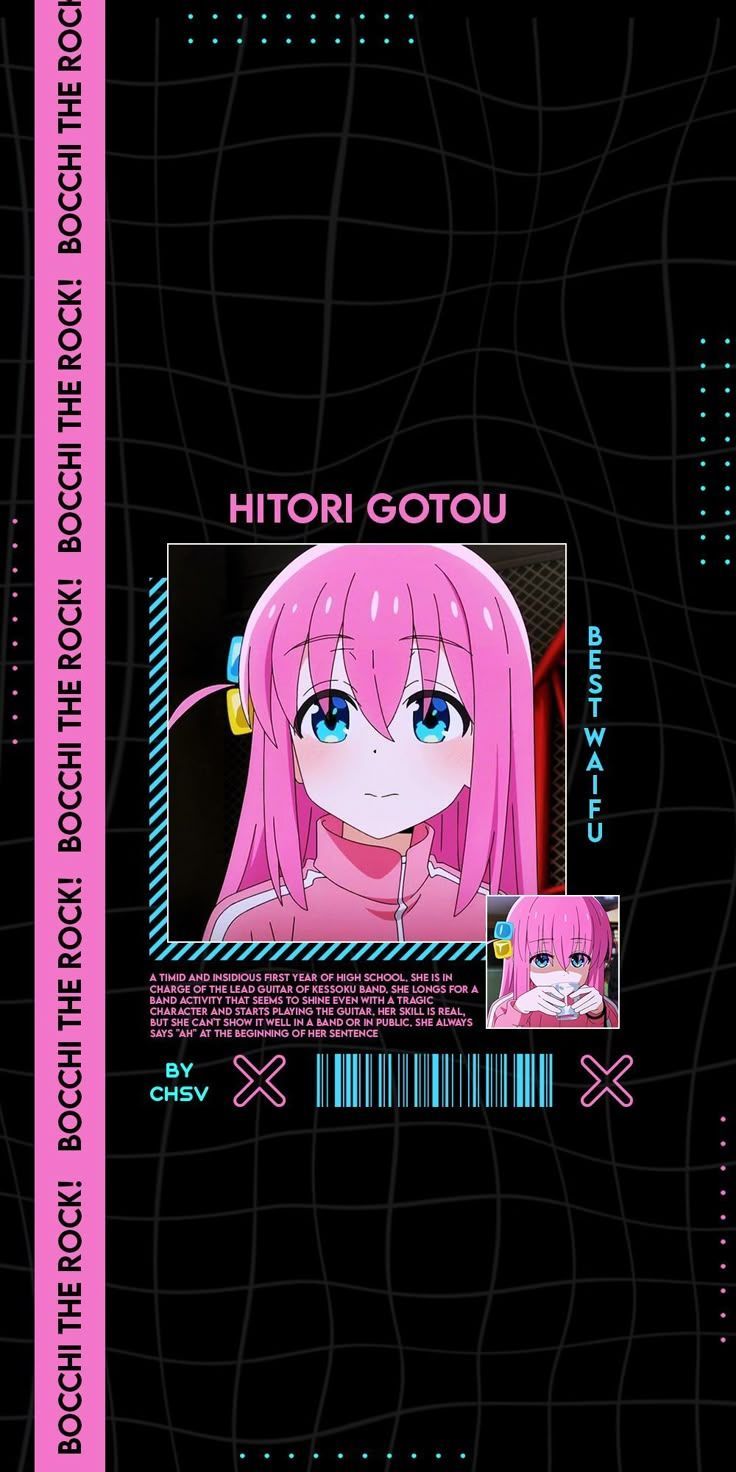736x1472 HITORI GOTOU WALLAPER