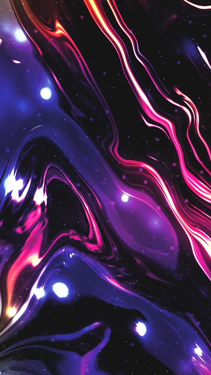 800x1422 Liquid abstract, colors, colorful, crazy, flower, fluid, glass, premium, HD phone wallpaper
