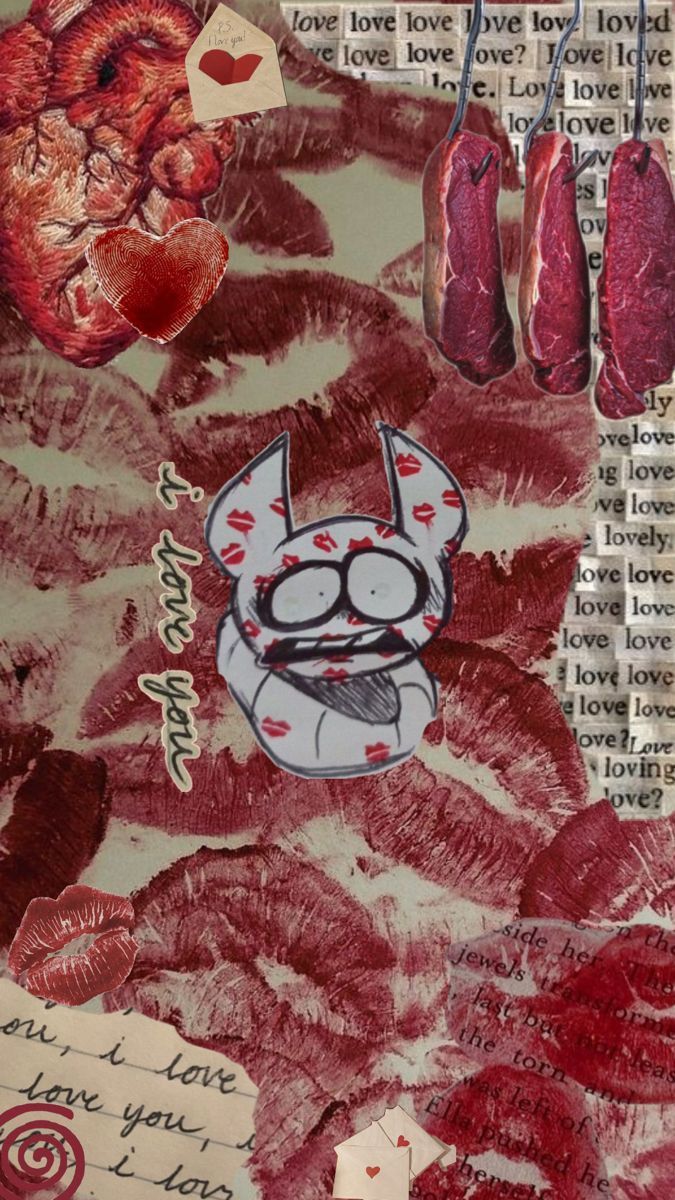 675x1200 Bob velseb spooky month wallpaper kiss paper kiss mark lipstick