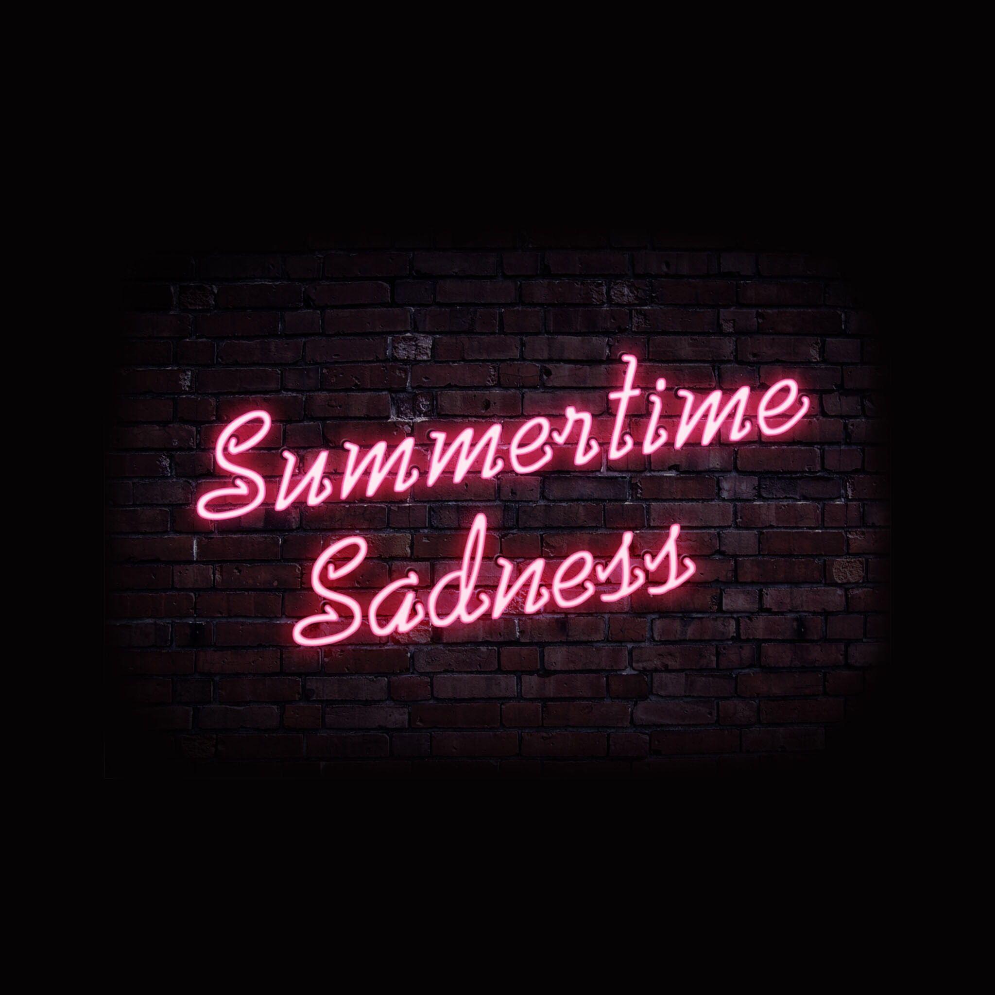 2048x2048 Nỗi buồn mùa hè, Thẩm mỹ nhân vật, Thẩm mỹ màu hồng - Dấu hiệu Neon - Tải xuống hình nền & nền HD