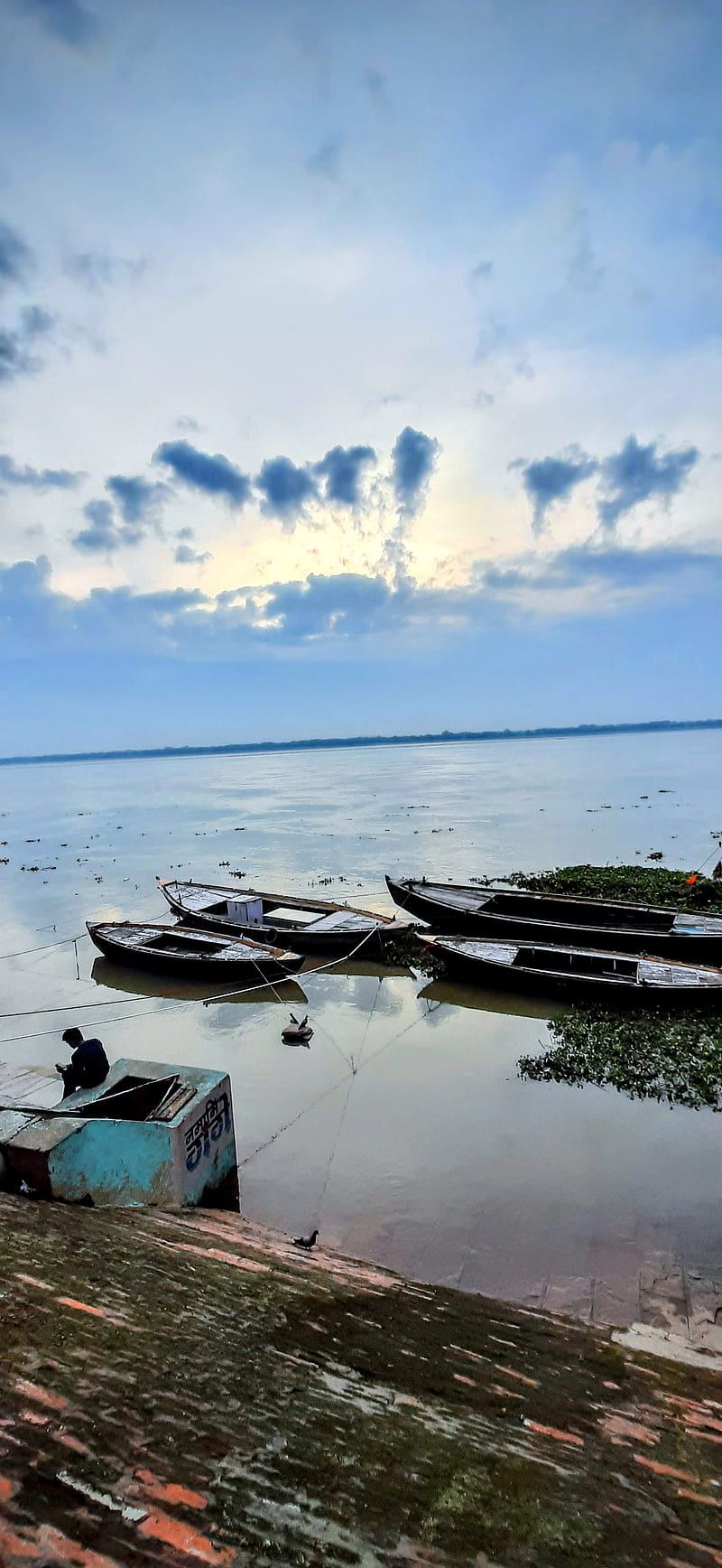 800x1736 Ganga river view, banaras ghat, river views, HD phone wallpaper