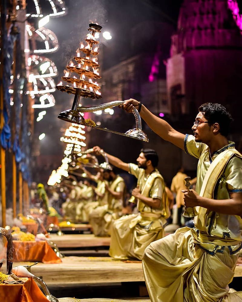 800x1000 Ganga Aarti Varanasi, aarti, banaras, ganga, ghat, varanasi, HD phone wallpaper