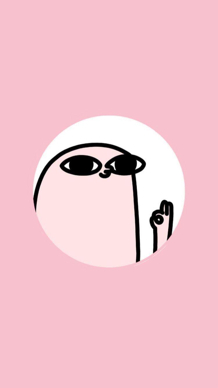 750x1334 Aesthetic Cartoon Wallpaper