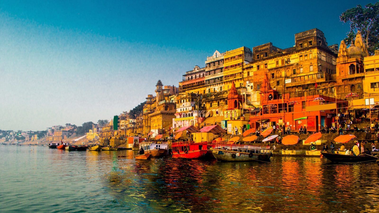 1600x900 Ganga Ghat Wallpaper
