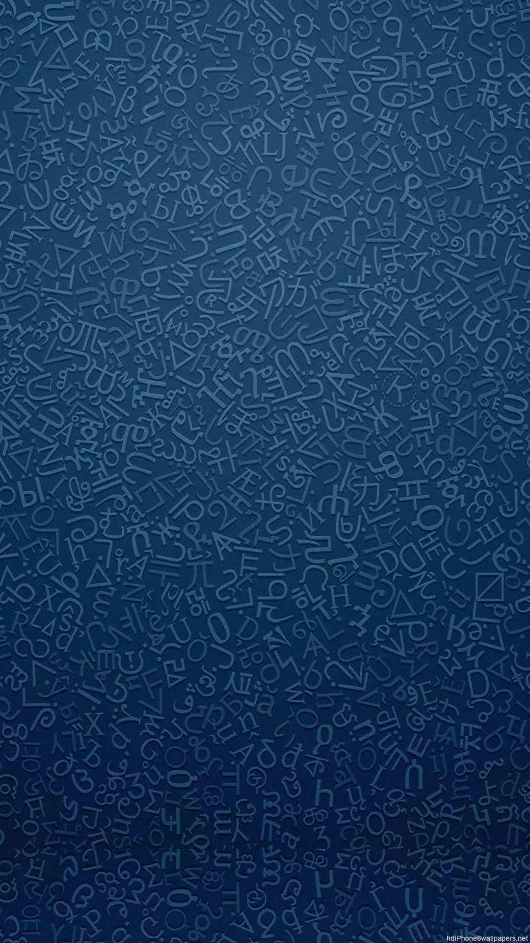 1080x1920 Letters background iPhone 6 wallpaper HD Plus
