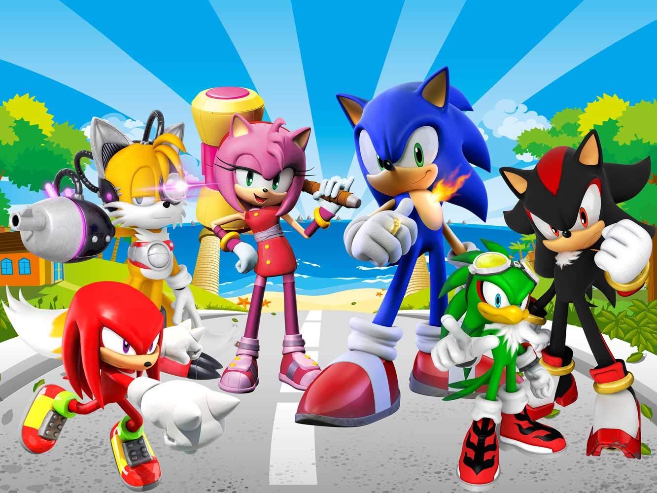 1333x1000 Sonic Backdrop, for Boy, Baby Shower, Birthday, Party Supplies, Decorations, Photography, Background, Cartoon, Kids, Banner : Buy Online at Best Price in KSA is now Amazon.sa: Arts & Crafts