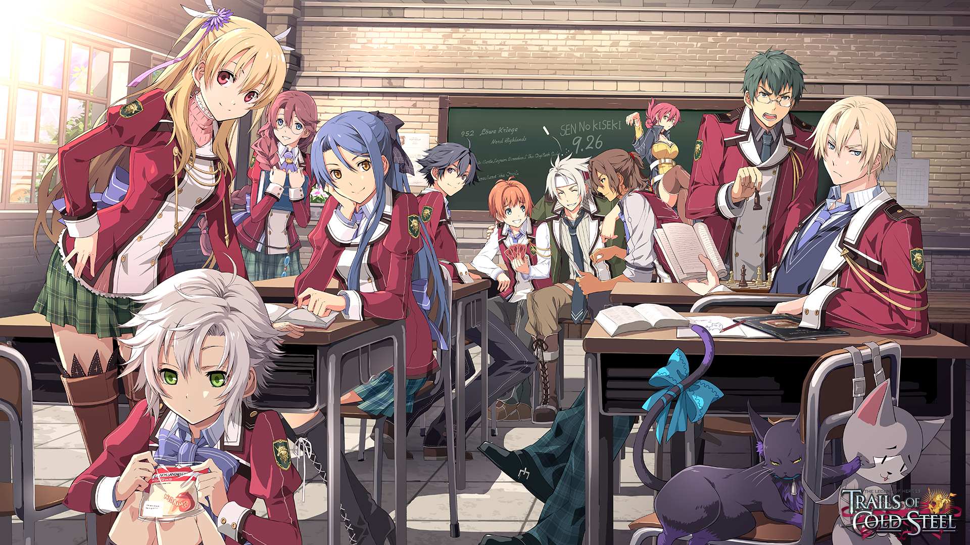 1920x1080 Homeroom. Wallpaper from The Legend of Heroes: Trails of Cold