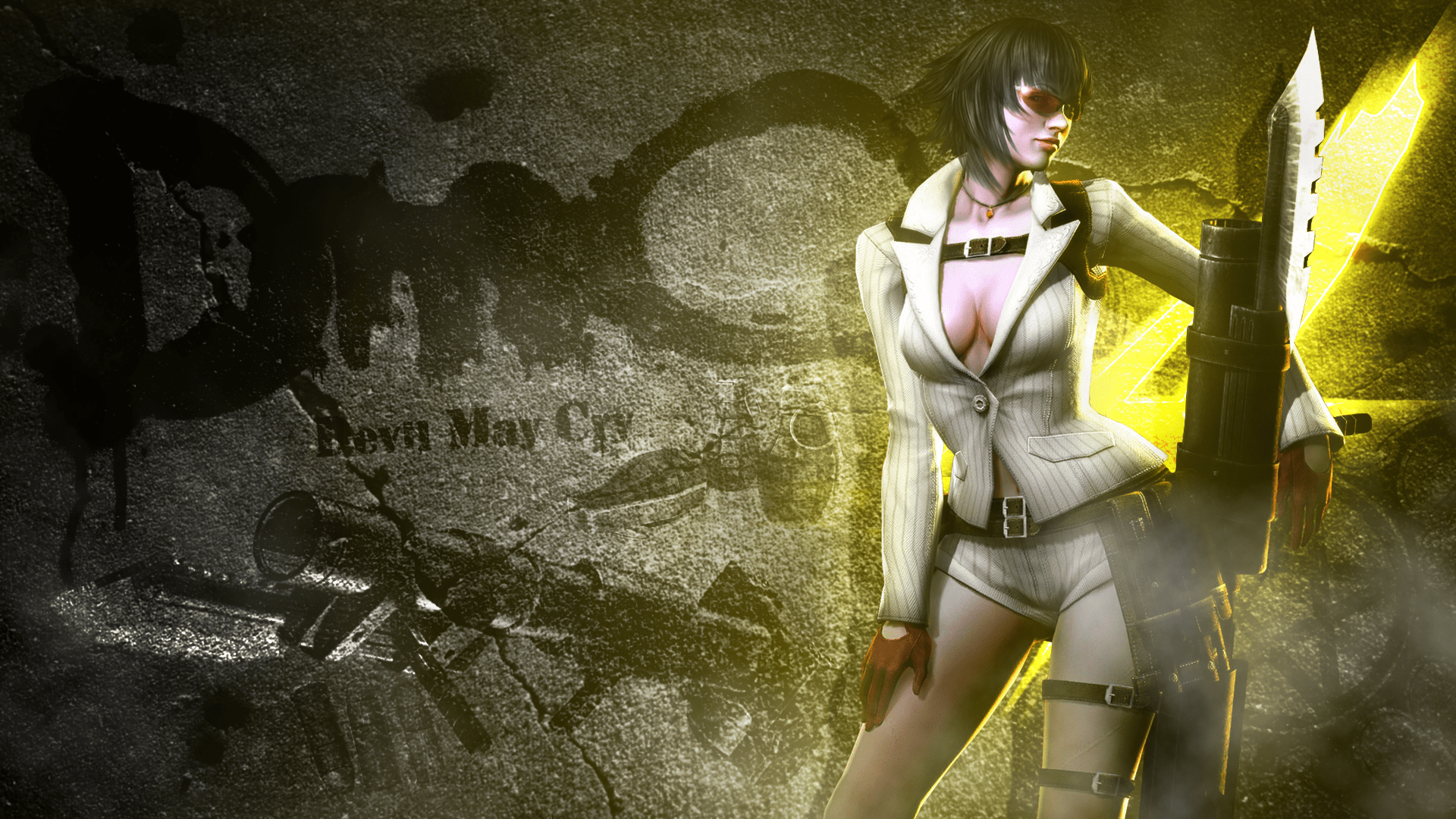 1920x1080 Devil May Cry Lady Wallpaper