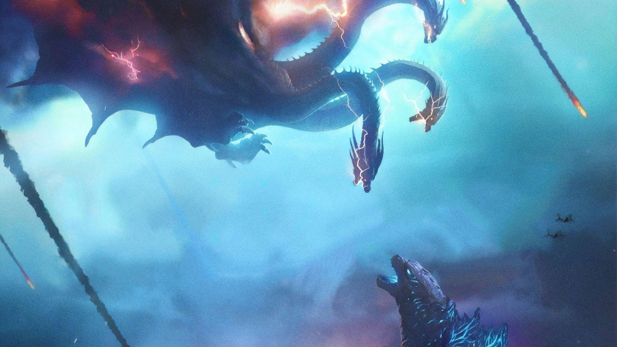 2048x1152 Godzilla King Of The Monsters Movie Poster 2048x1152