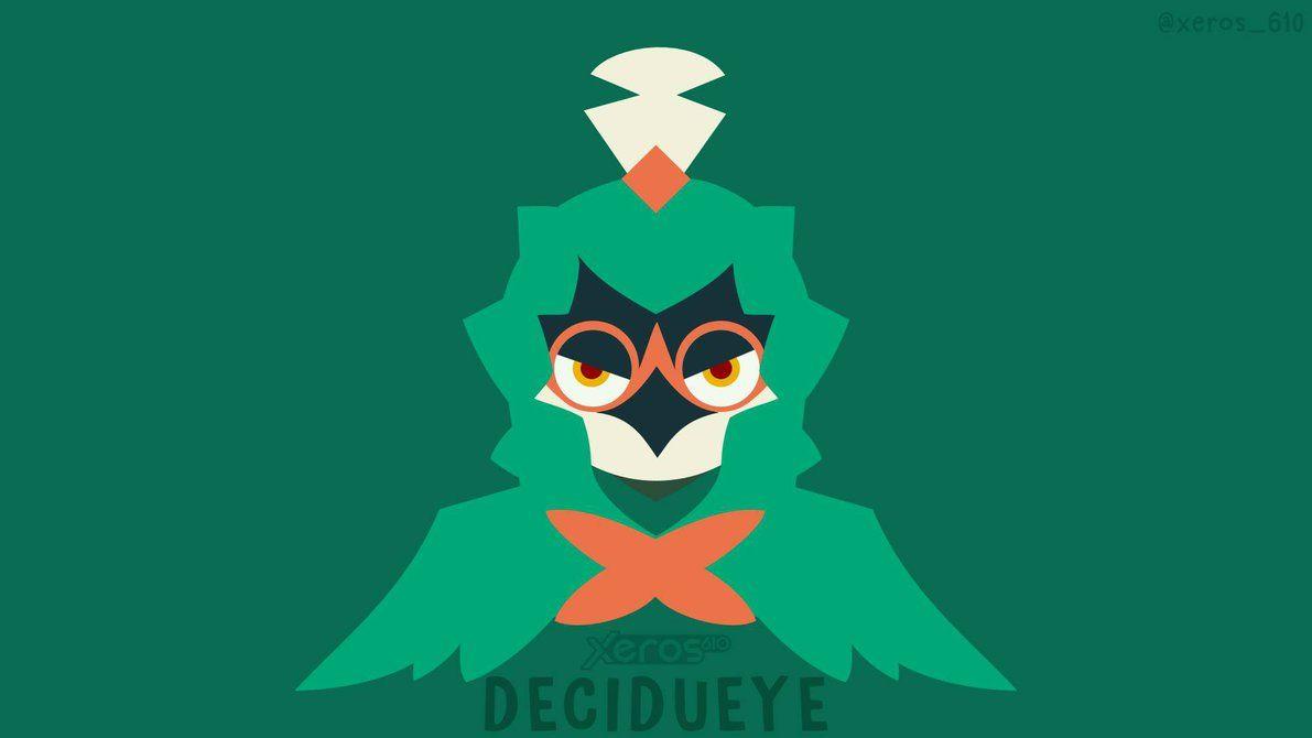 1191x670 Decidueye Minimal Wallpaper