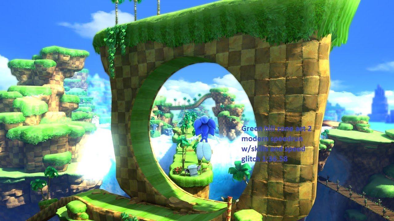 Sonic The Hedgeblog  Scenery Green Hill Zone from Sonic Generations