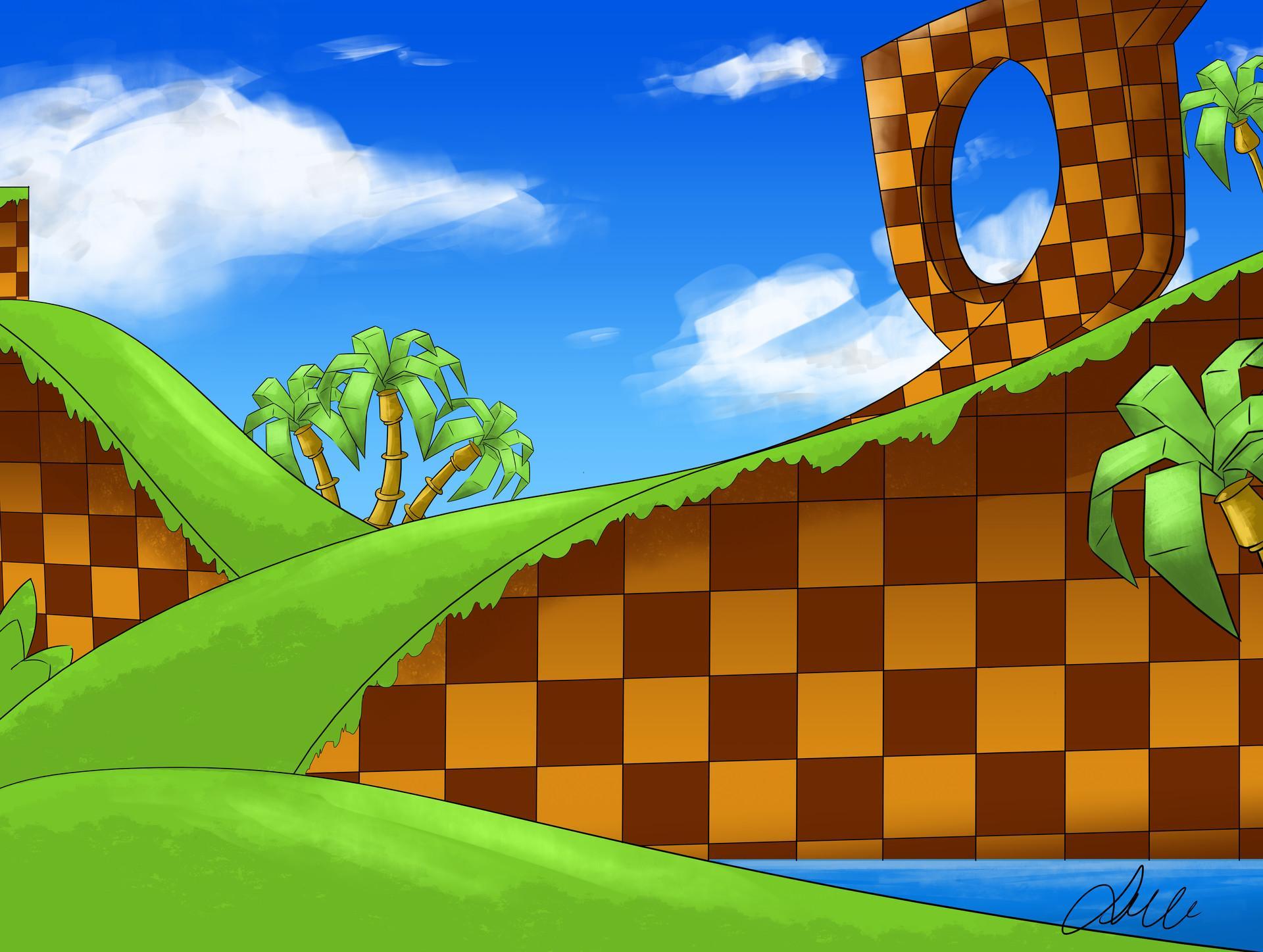 Download Green Hill Zone Background