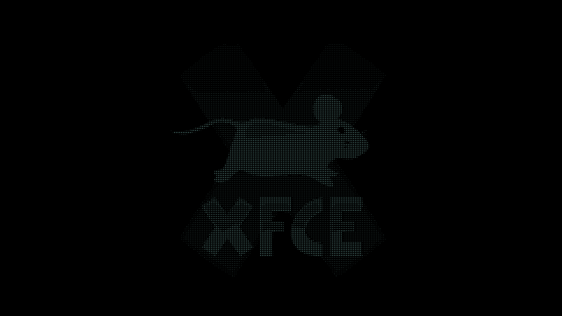 1920x1080 I made ASCII wallpaper for XFCE users (1080p)