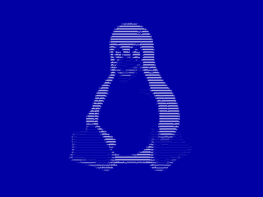 1024x768 ASCII Wallpaper