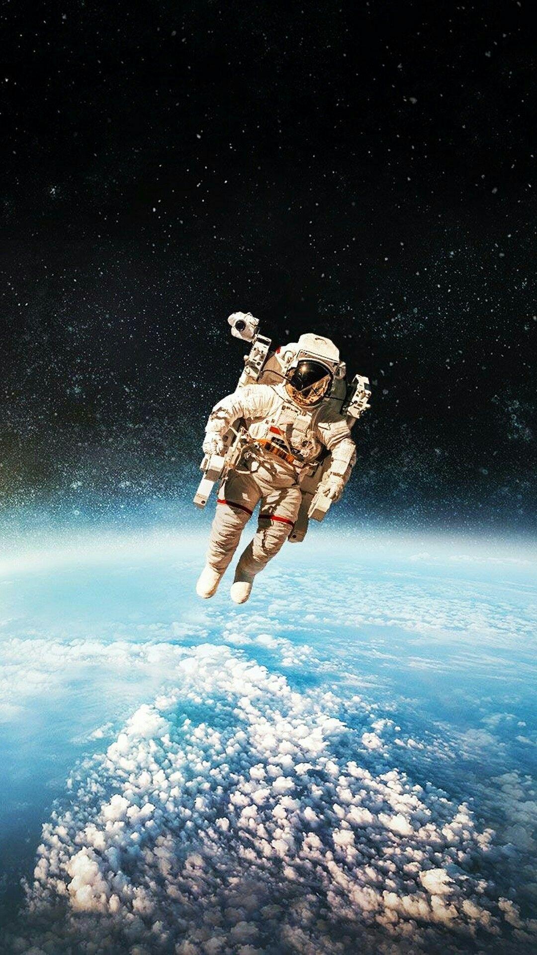 1080x1920 Samsung S8 Astronaut Wallpaper