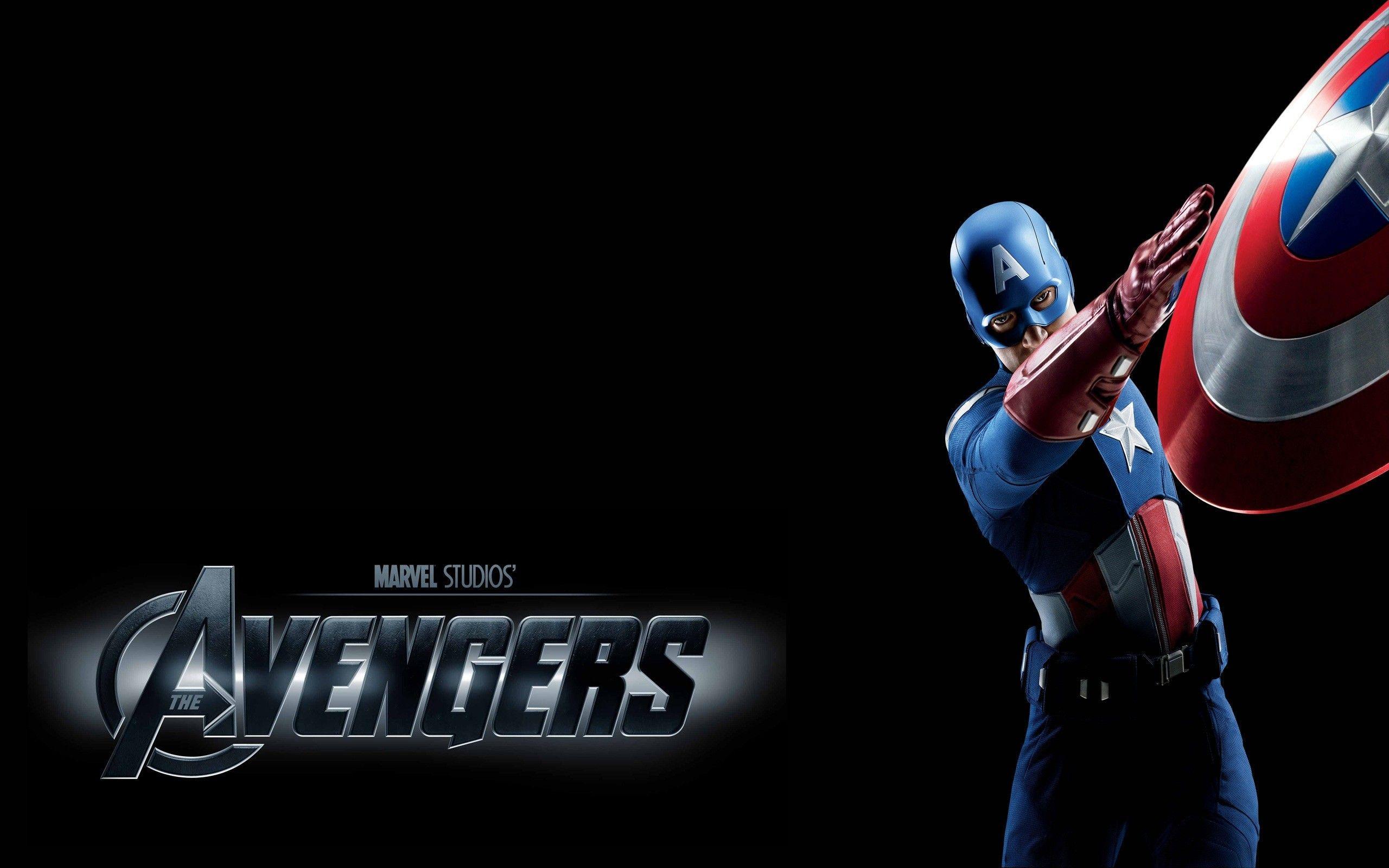 2560x1600 captain, America, Chris, Evans, The, Avengers, movie, Black, Background Wallpaper HD / Desktop and Mobile Background