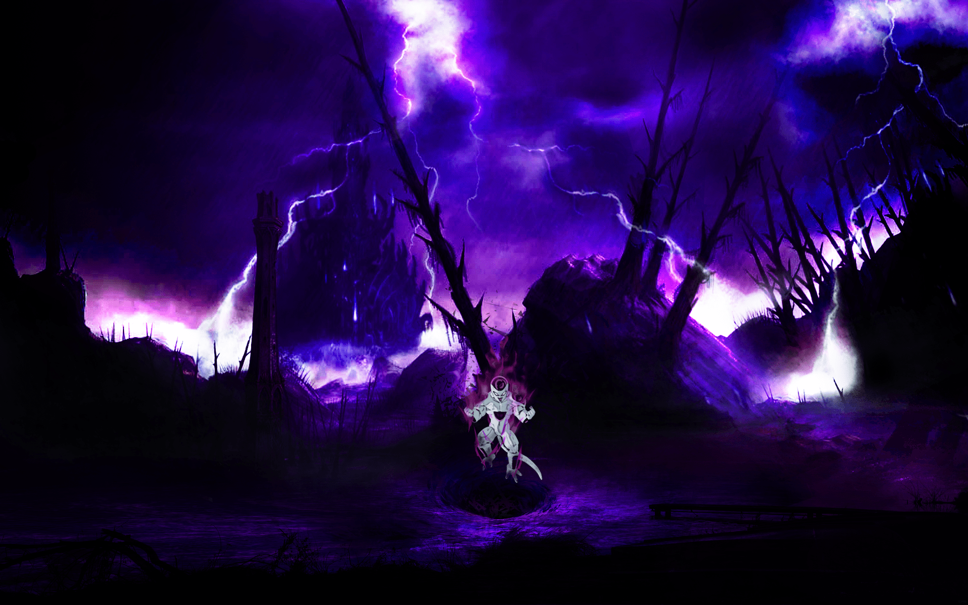 1920x1200 I made this Frieza Wallpaper years ago