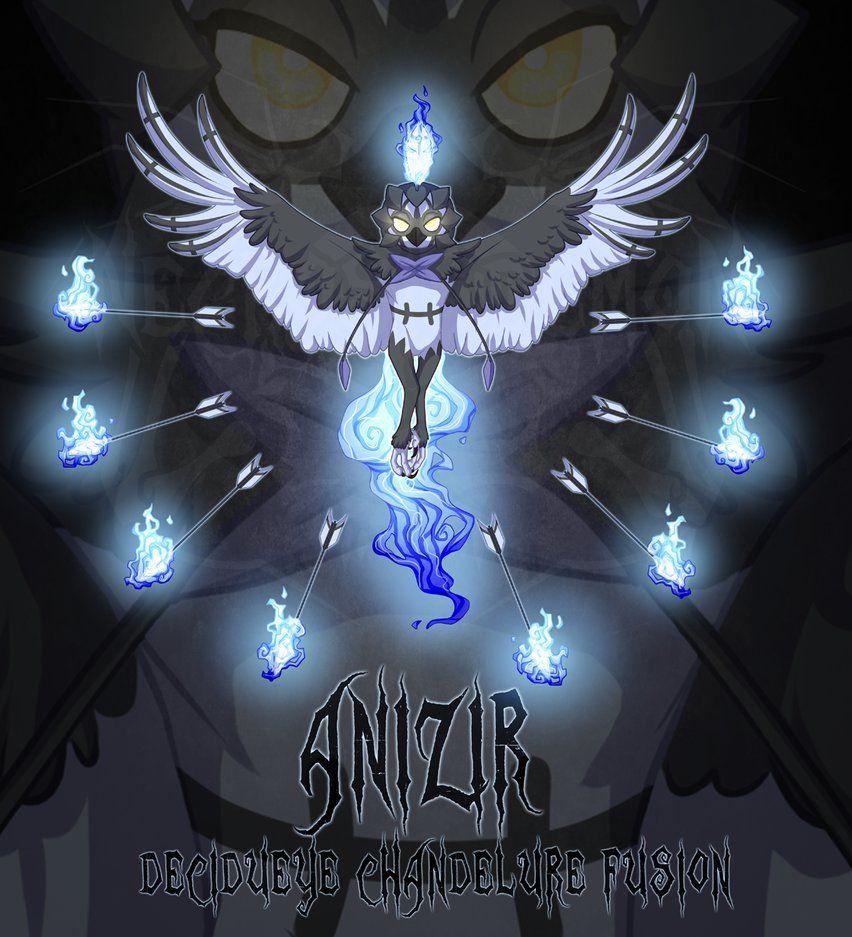 852x937 Pokesona [Decidueye Chandelure Fusion]